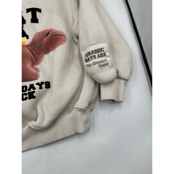 Zara Pullover Sweatshirt Kids Jurassic Days Size 5 - Picture 2 of 7